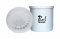 816 829 Brush cleaner cup large, clear/white
